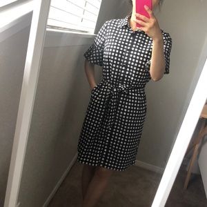 Banana Republic gingham shirt dress